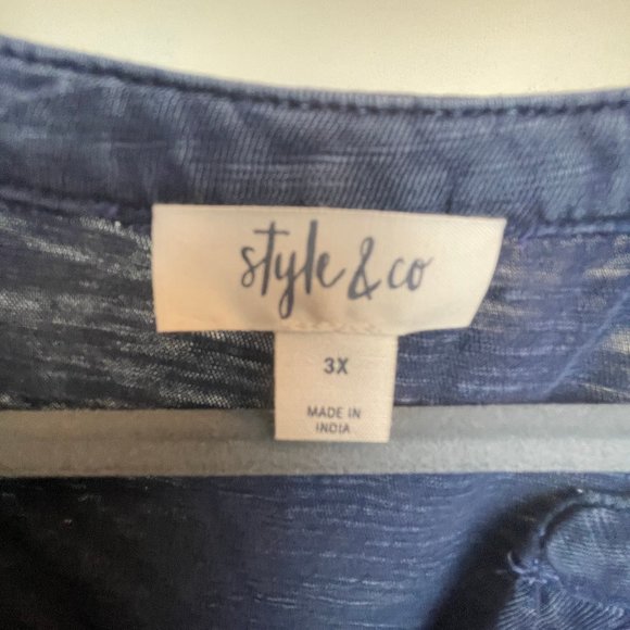 Style & Co Pull-On Casual Top, 3X - Picture 14 of 15